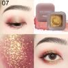 Enkel farge vanntett perleskimrende fingertupp øyenskygge Glitter Powder Makeup