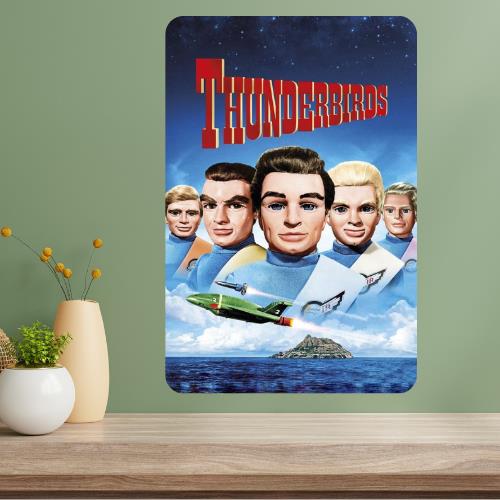 Thunderbirds Metal TV Show Poster Sign 20x30cm（7.8x11.8inch）