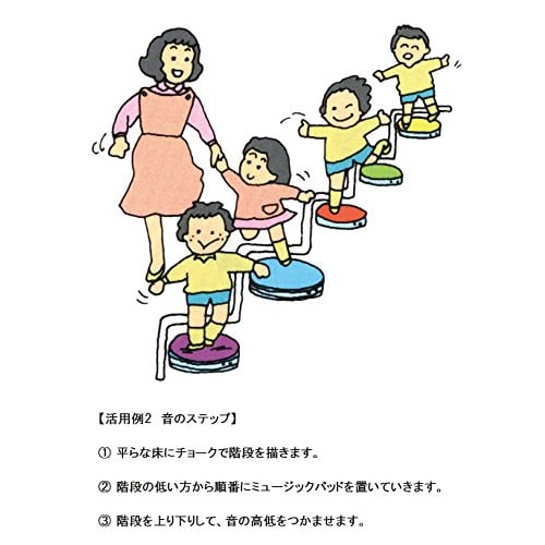 SUZUKI MP-8 Music Pad: Enjoy music with your body! 1 octave, 8 notes set