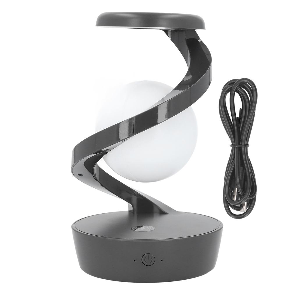 3D Floating Ball Light Wireless Charging Levitating Spiral LED Table Lamp Night Light for Bedroom
