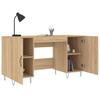 Scrivania Rovere Sonoma 140x50x75 cm Truciolato