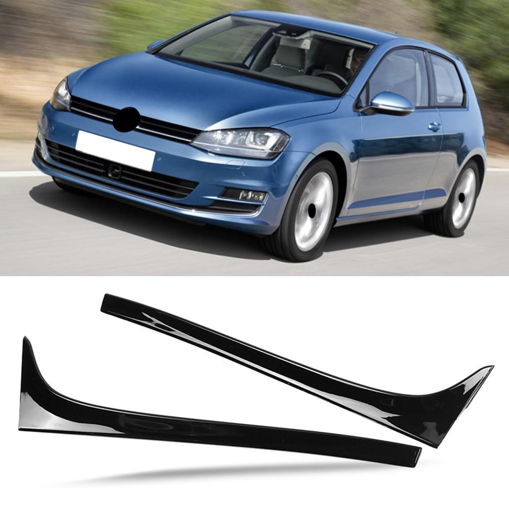 Car wing spoiler taiate spoiler side wing sticker made of ABS material with double-sided self-adhesive tape for 7 MK7 2014-2017
