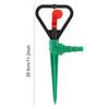 1/2inch Plastic Lawn Garden Sprinkler 360 Degree Water Spray Irrigation Drippers Stake
