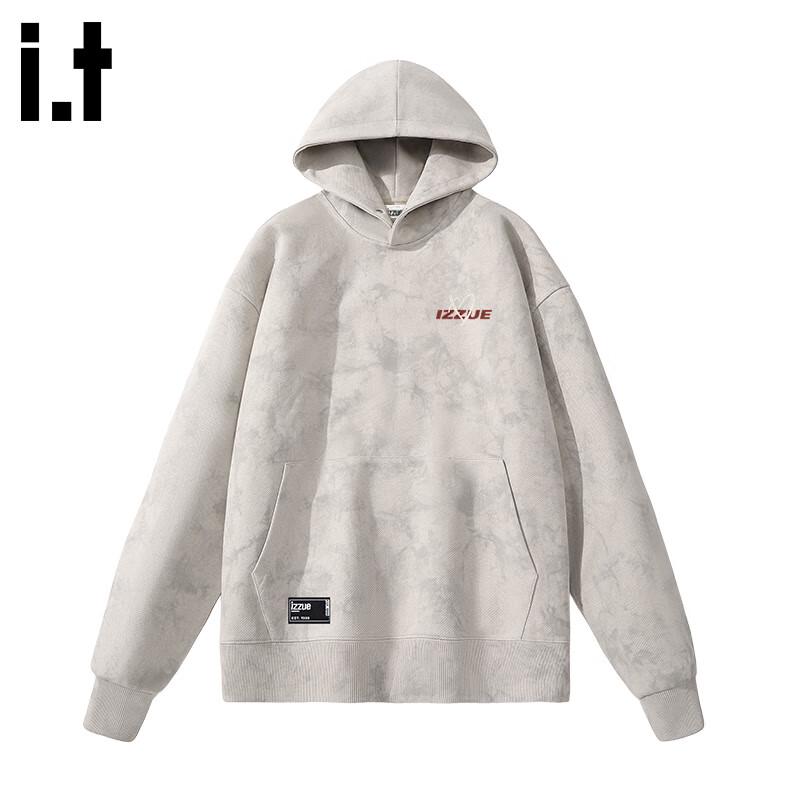 izzue it Men's Tie-Dye Hooded Sweatshirt