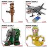 Tungtungtungsahur Abs Plastic Building Blocks Set With Mini Figures For Creative Play