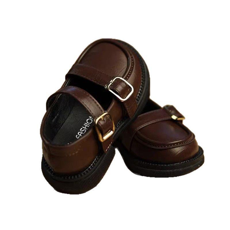 2024 Girls' Princess Leather Flats: Spring & Autumn Fashionable Dress Shoes