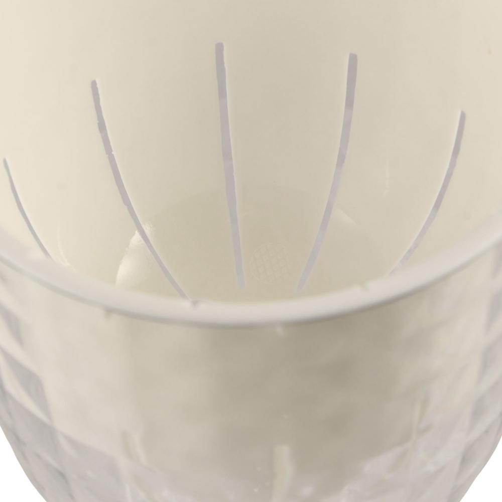 Doppellagiger Selbstbewässernder Blumentopf Kunststoff Transparent Sukkulenten Pflanztopf Grau Anti-Verformung Hydroponik Pflanzen Topf Garten