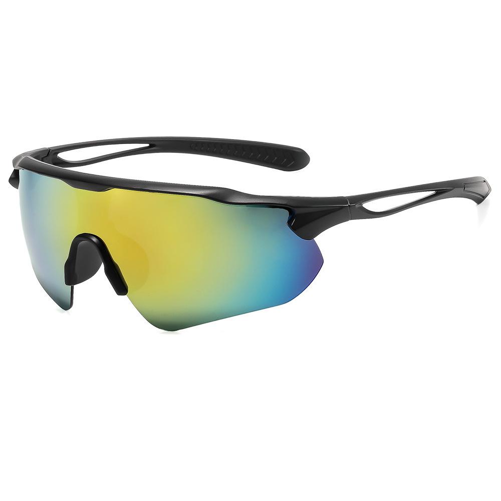 New European and American fashion outdoor sports sunglasses ins personalized colorful versatile cycling windproof eye protection sunglasses