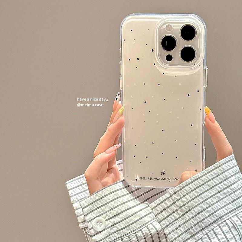 

Желейный цвет Корейские чернила Брызги Яблоко Подходит для Apple 16promax Чехол для мобильного телефона 15iphone14 Защитный чехол 13 Женщины iPhone 12 Pro Max