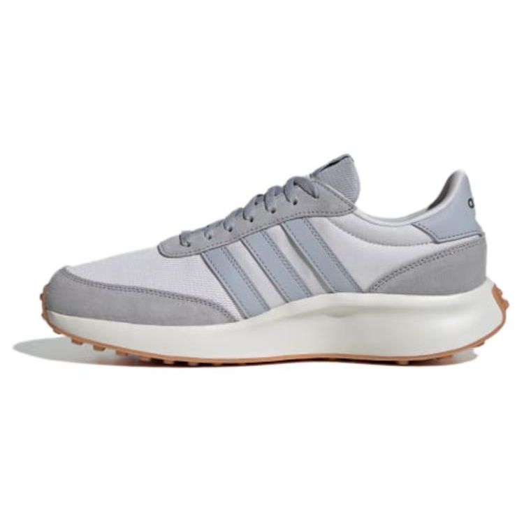 Adidas Run 70s Comfortable Versatile Fabric Two-Layer Suede Wear-Resistant Breathable Low-Top Casual Running Shoes Men Sneakers Gray Blue ID1874