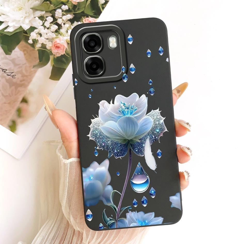 For OPPO A6x Case CPH2783 Fashion Sunset Painted Soft Liquid Silicone Phone Cover For OPPO A6t Pro OPPOA6t 4G CPH2853 Back Cases