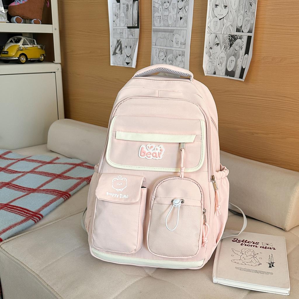 Schoolbag new schoolbag girl primary school students sweet girl travel backpack high quality junior high school students computer bag