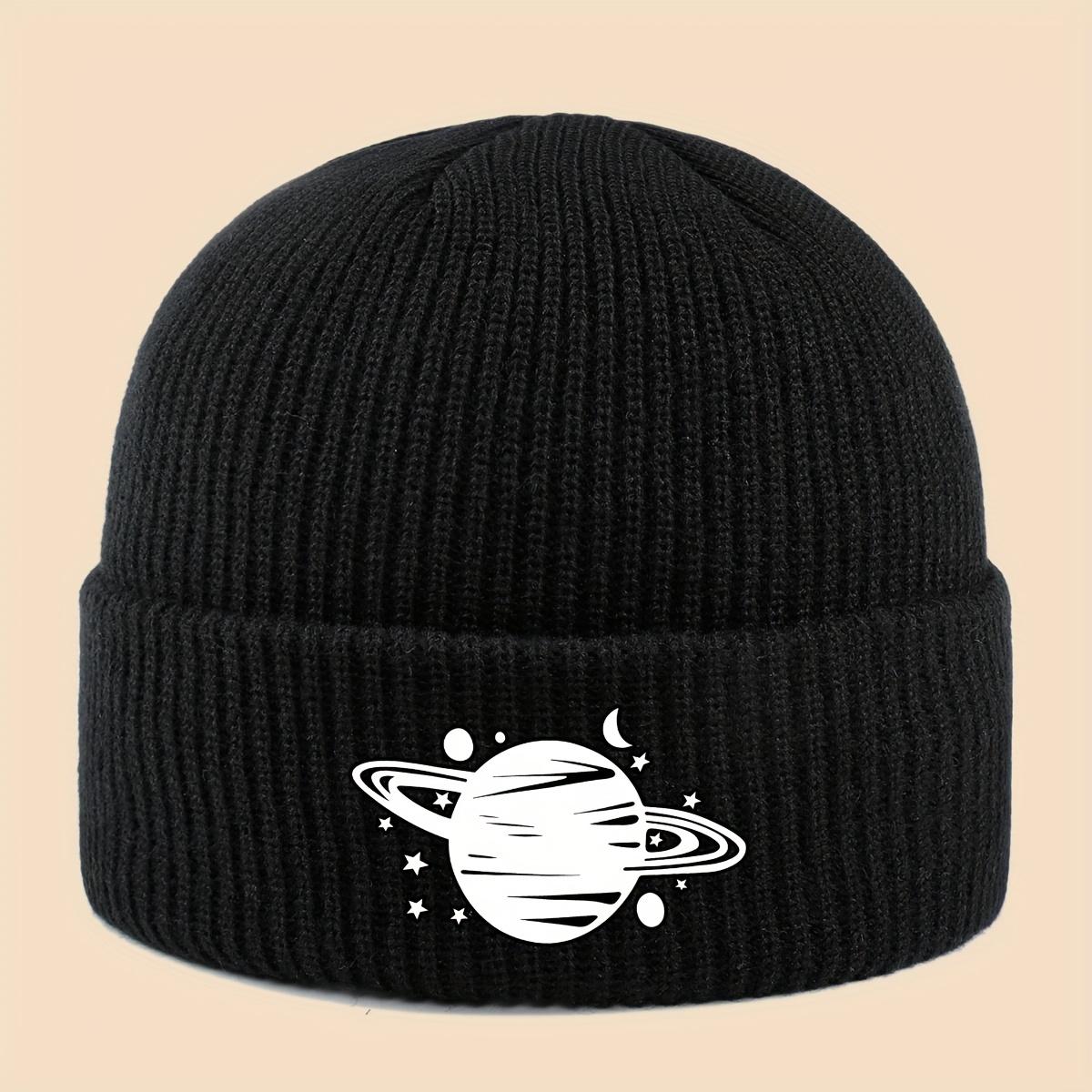 Autumn and winter warm Beanie breathable and comfortable unisex winter outdoor ski hat fashionable outdoor warm hat чёрный