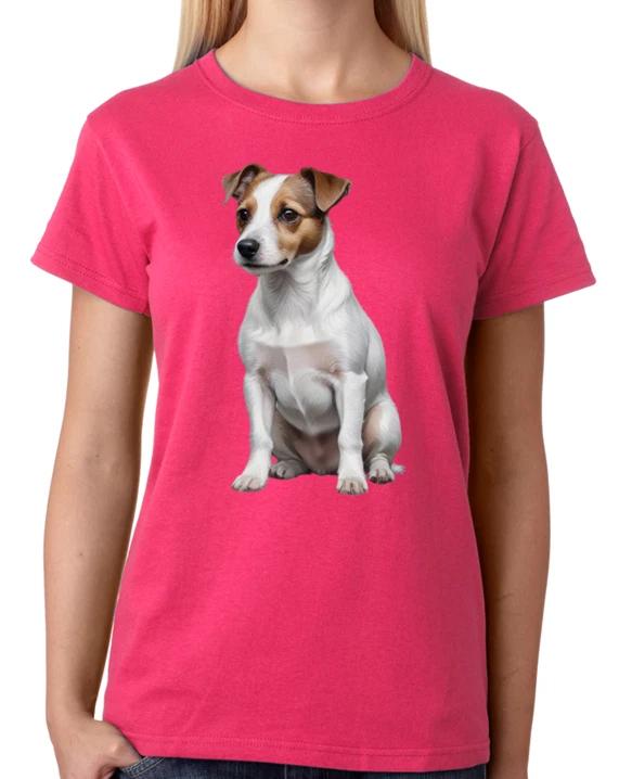 Jack Russell Dog T-Shirt Ladies Top XXL