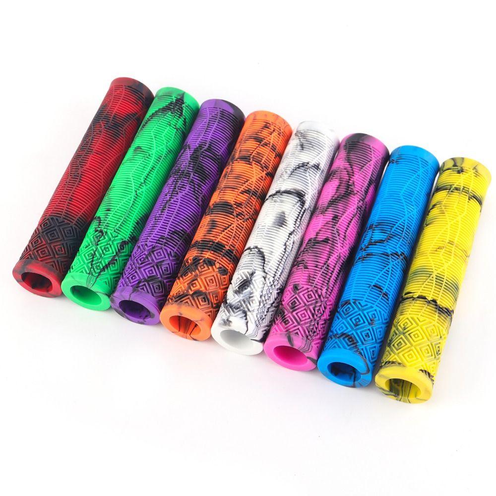 1 Pair Rubber Bike Rubber Handle Grips Longneck Bars Bike Bar Covers for Mountain Bicycle