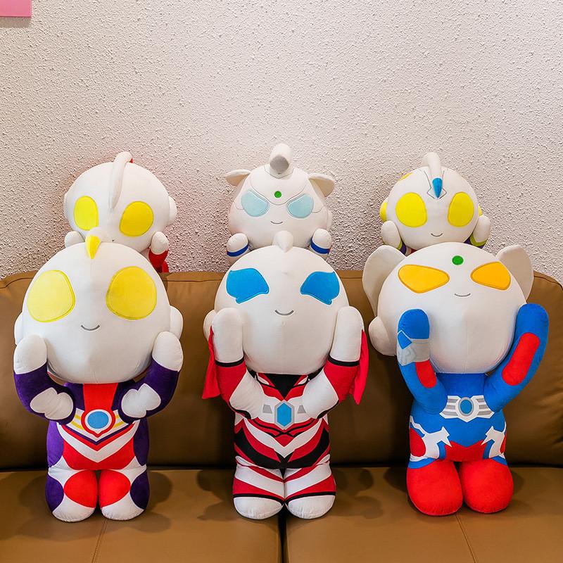 Ultraman Zero Plush Toy Cartoon Stuffed Dolls Bedroom Decoration Gifts Kids