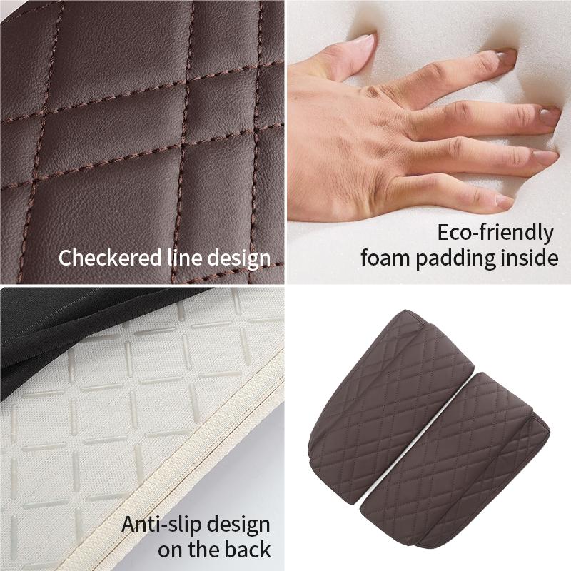 For BMW X5 X6 X7 G05 G06 G07 LHD Car Armrest Box Cover PU Leather Center Console Protector Cushion Pad Auto Interior Accessories