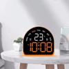 Ambient Light Digital Alarm Clock Temperature Display Desktop Clock LED Clock  Bedroom Use