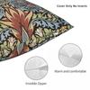 William Morris Floral Crafts Square Pillowcase Polyester Linen Velvet Printed Zip Decorative Car Cushion Cover 45X45