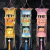 Chinese Lantern Paper Lanterns  Mid-Autumn Lantern Retro Lantern Palace Lanterns Glowing Blossom Lamp Diy Material Package
