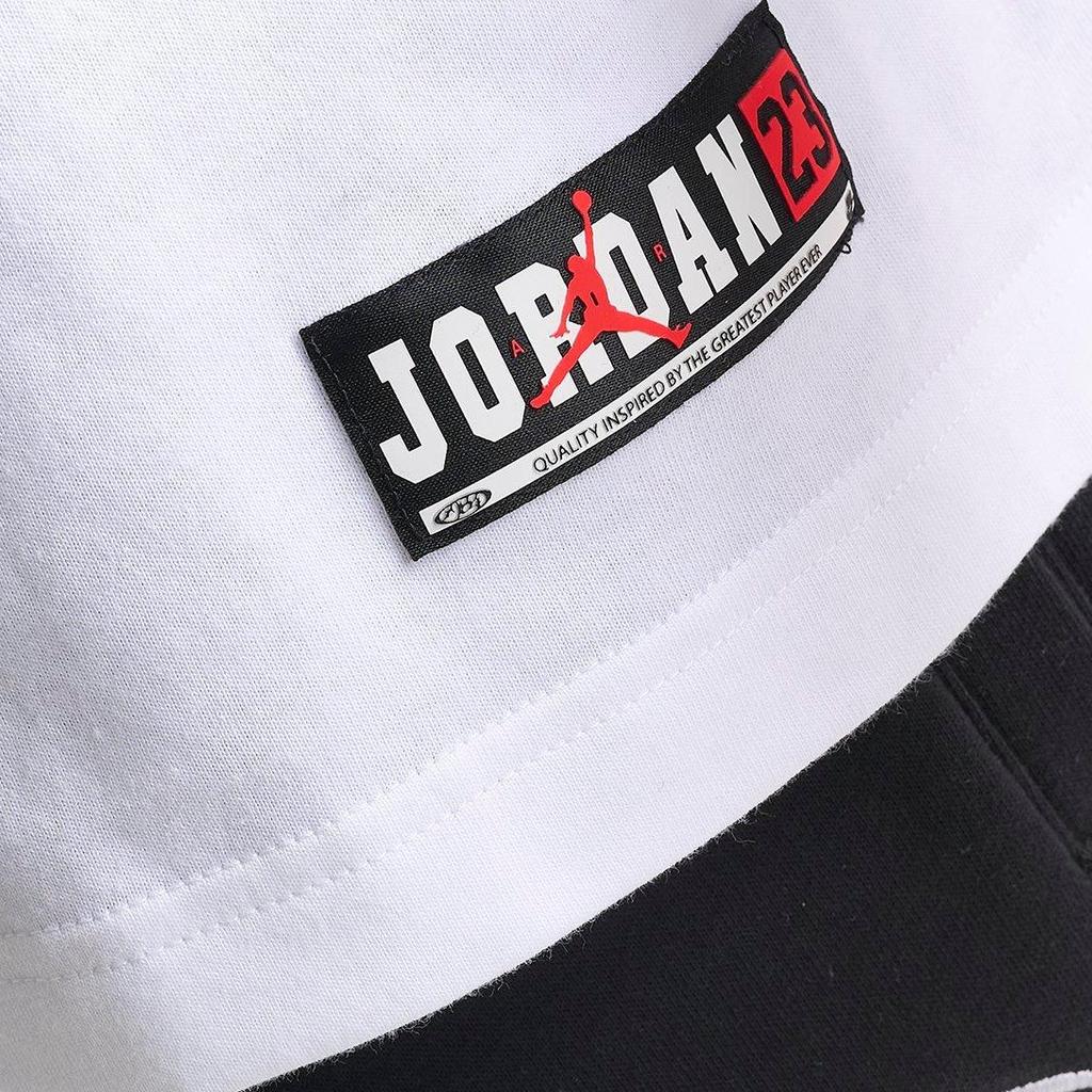 Jordan T-shirt da uomo con girocollo, vestibilità larga, manica corta, stampa Globe, top IQ0829-100