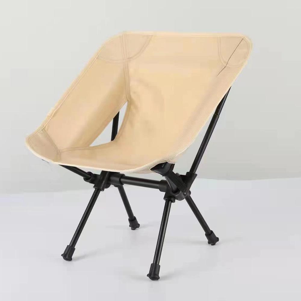 Ultra-Light Aviation Aluminum Moon Chair: Folding Parent-Child Model for Beach, Art, Fishing, Camping, and Leisure