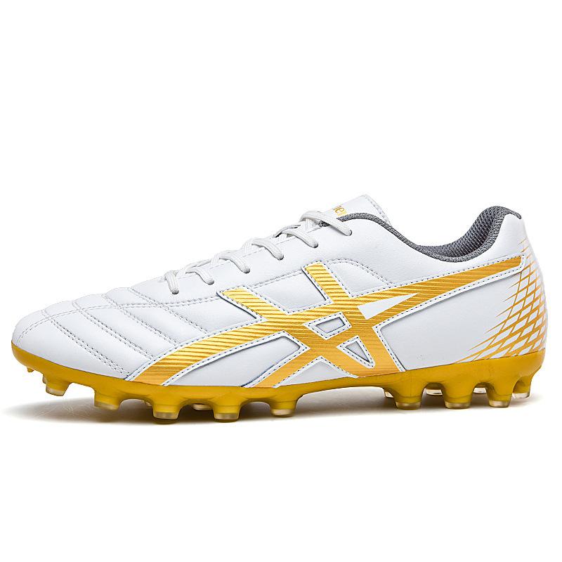 

Football shoes low-top broken nails artificial flat leather feet boys and girls game student training shoes long nails 45