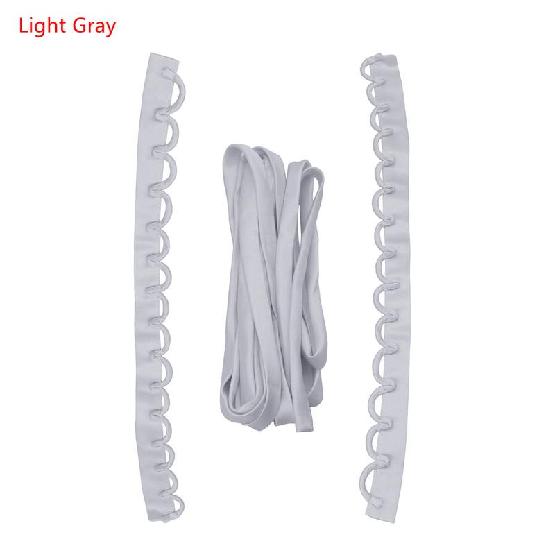 3PCS/Set Satin Wedding Dress Zipper Replacement Adjustable Corset Back Kit Lace-Up Ribbon Ties DIY Craft Wedding Dress