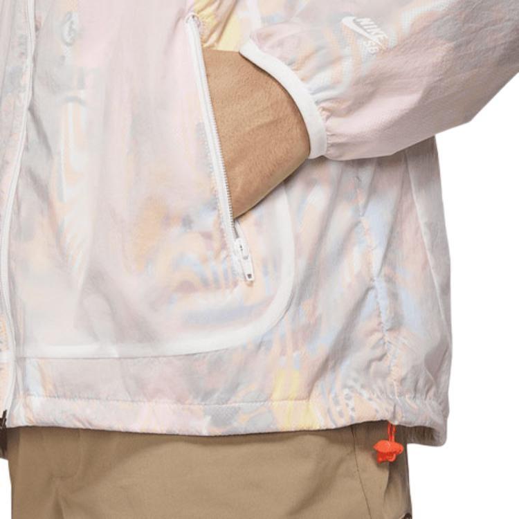 Nike SB x The Killing Floor Crossover Woven Skateboard Hooded Jacket Asia Edition White Men's DA1375-100
