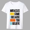 Fashion Men's T-Shirt Harajuku Style Letter Printing Series Tee Shirt Dropshipping Summer White Printing Male Short-sleeved Tops