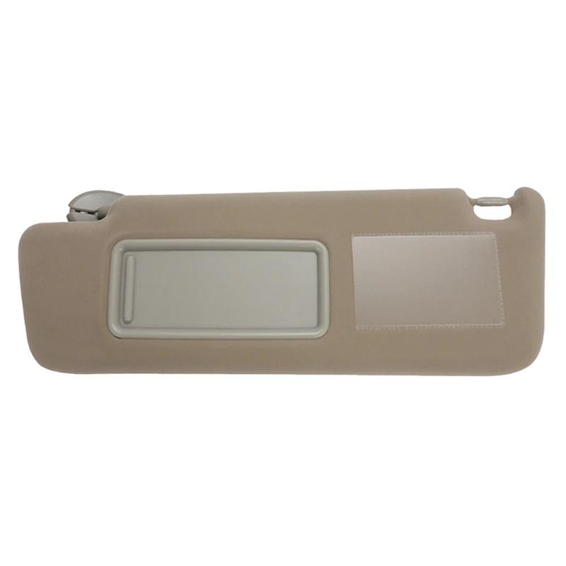 

1Pair Car Sunvisor With Mirror LED Lamp For Toyota Land Cruiser J12 Prado LC120 2003-2009 74310-6A020-A1 74320-6A020-B1 бежевий