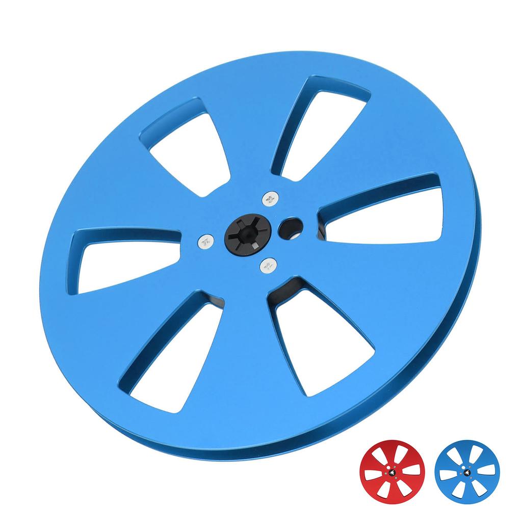 1/4 7 Inch Empty Tape Reel 3 Holes Aluminum Alloy Universal Fit Open Reel Sound Empty Takeup Reel fo