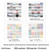 Colorful Polka Dot Hand Account Stickers - Small Round Labels for Sealing and Decoration