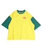 Pipilapin Color-Blocked Sleeves Oversized Short Sleeve T-Shirt/Fs8Wts15F White