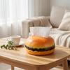 Creative Hamburger Shaped Tissue Box Cover Desktop Decoration Holder for Home Office Bathroom Kitchen Use