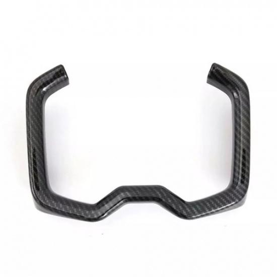 For -2024 Toyota RAV4 Carbon Fiber Water Cup Holder Decoration Cover Trims