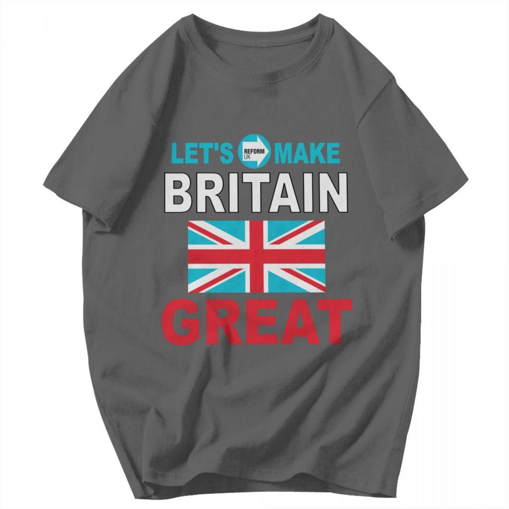 Men T Shirt Lets Make Britain GREAT Again UK Trending Pops Y2K Graphic Anime Unisex Clothes T Shirts