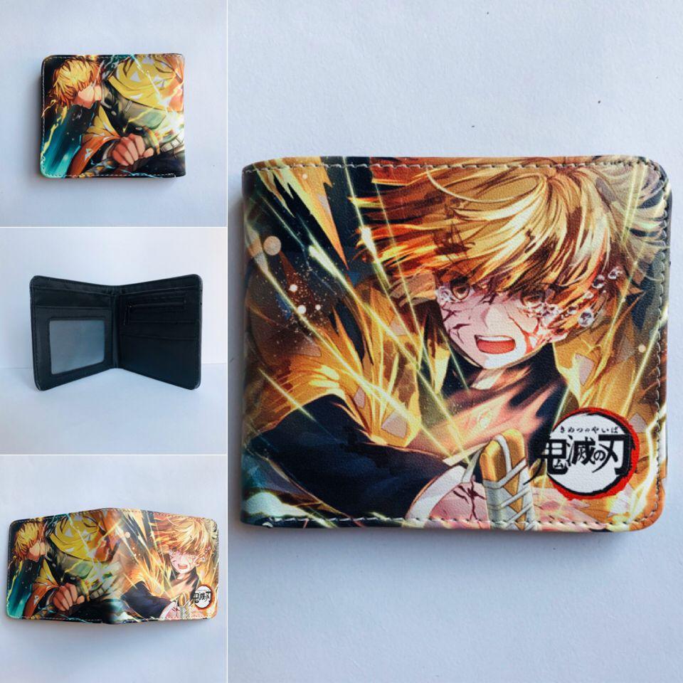 Japan cartoon comics Demon Slayer Short Wallet Cartoon Print Student Coin Purse 0022