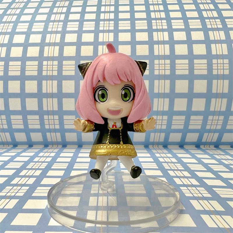4pcs Anime Spy X Family Anya Forger PVC Action Figure Model Toy Gift For Children
