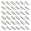 50 Pcs Stainless Steel Heavy Duty Silent Curtain Track Roller With Hooks Strong Wheel Carrier For Decorative Accessories