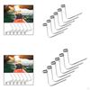 6 Pack Kayak Paddle Spring Clips, Single Snap Locking Clip, Tent Pole Positioning Buckles, Pins