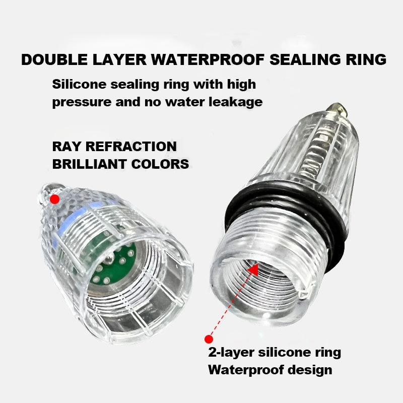Waterproof Glow Night Fishing Light LED Underwater 12V Finder 180LED Submersible for River Lake Ocean