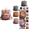 Stylish Women's Backpack In Soft Pu Leather For School And Travel With Adjustable Straps
