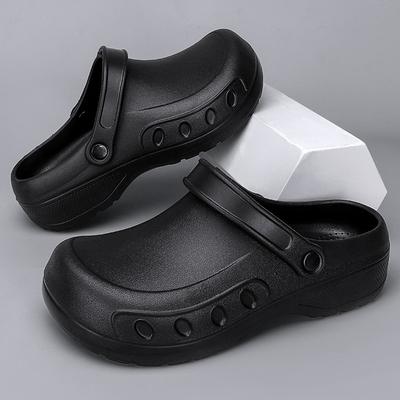 2025 Men's Casual Outdoor EVA Injection Molded Anti Slip Slippers Outsole Comfortable Garden Cloth Waterproof Sandals Size 39-48