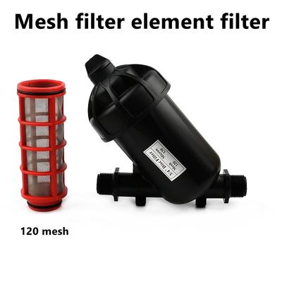 1'' Y-type Filter PE/PVC Joint Agricultural Irrigation Water Filter 120 Mesh Filter Element