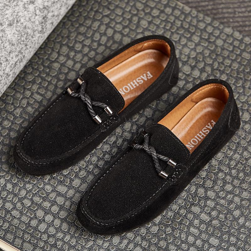 NEW Men's Loafers Comfortable Flat Casual Shoes Men Breathable Slip-On Soft Leather Driving Shoes Moccasins 2025 New