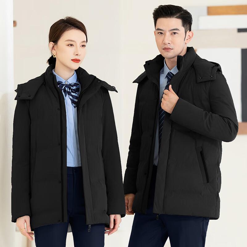 

Пуховик унисекс Teluoman для бизнеса с капюшоном XL