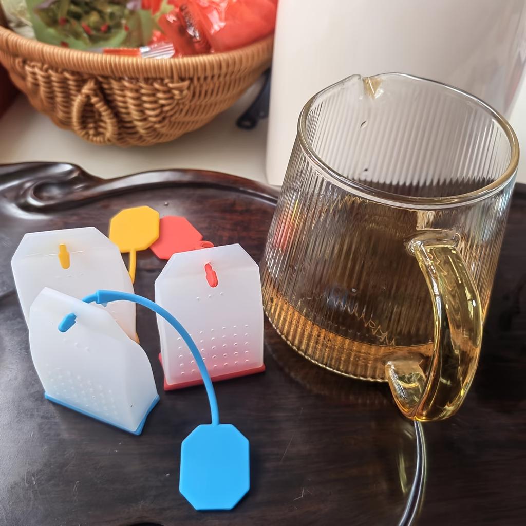 2pcs Colorful Silicone Tea Infuser Effortless Herb & Spice Infusion For A Perfect Cup Of Tea Easy To Use & Clean Durable Material Assorted Colors