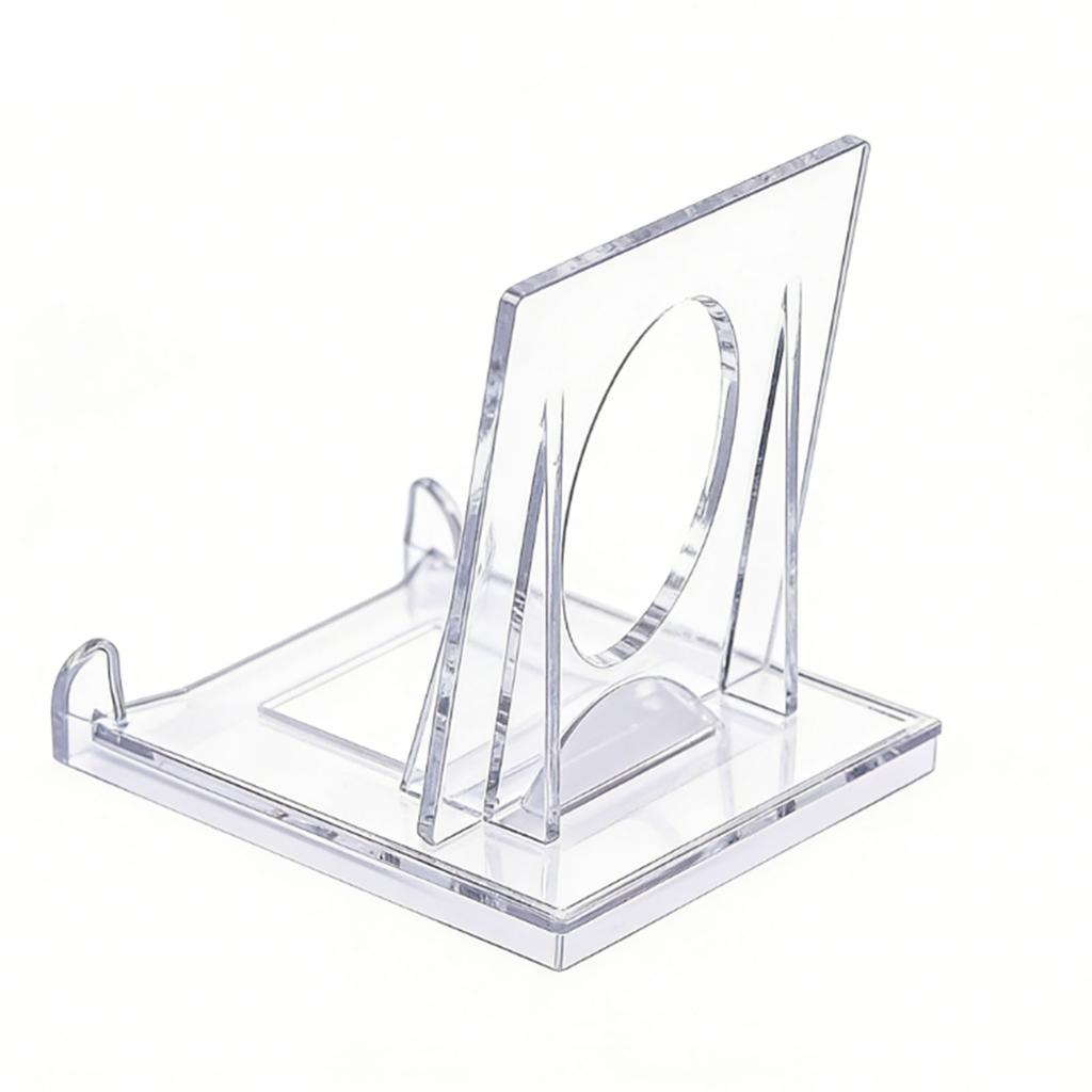 24PCS Adjustable Acrylic Display Easels Acrylic Plate Stand Display Holder Sturdy Book Stand for Home Office School