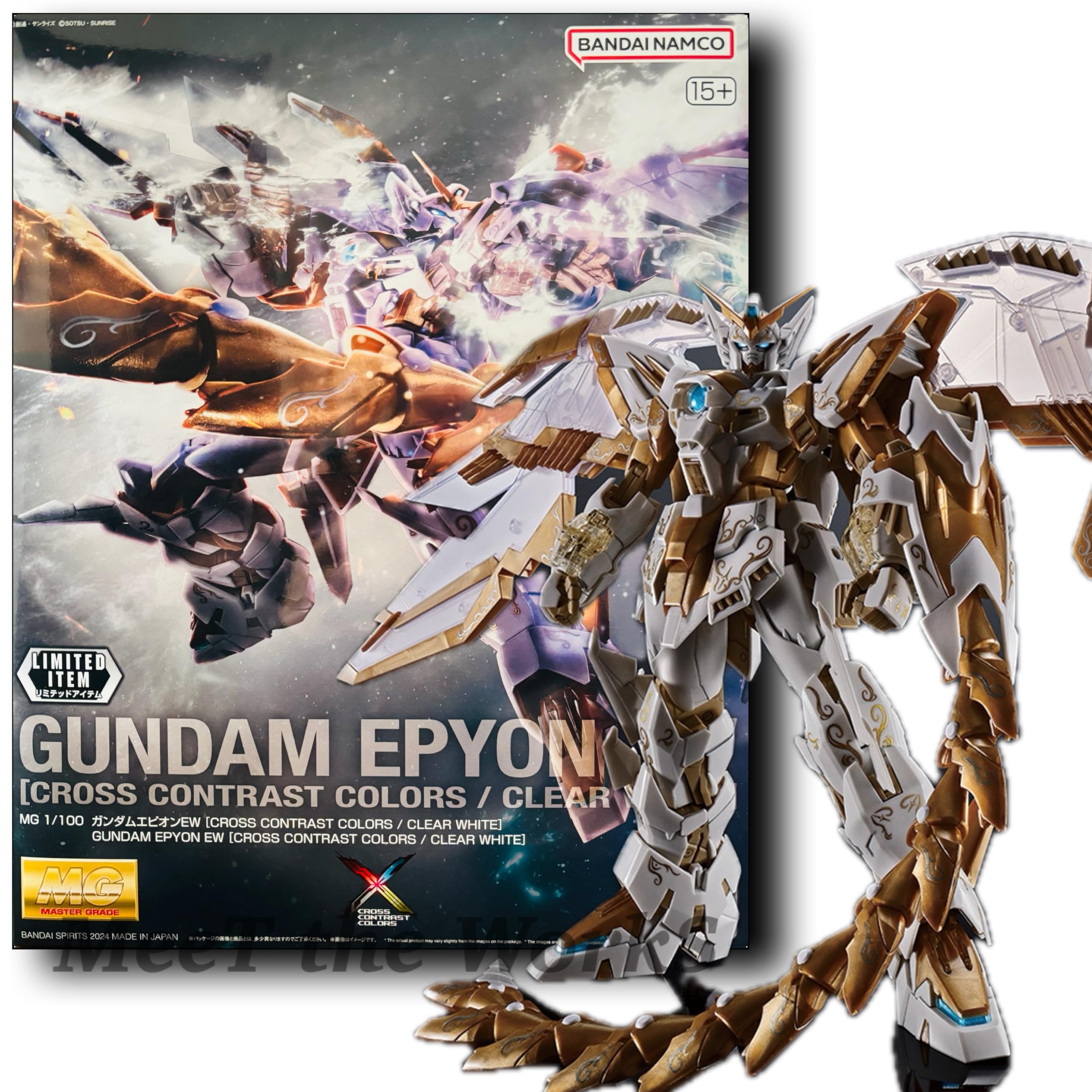 

Epyon EW CONTRAST Пластикова модель для Збірки Мобільного Костюма Endless Waltz [MG] 1/100 [CROSS COLORS/CLEAR WHITE] Обмежена Серія Подій W